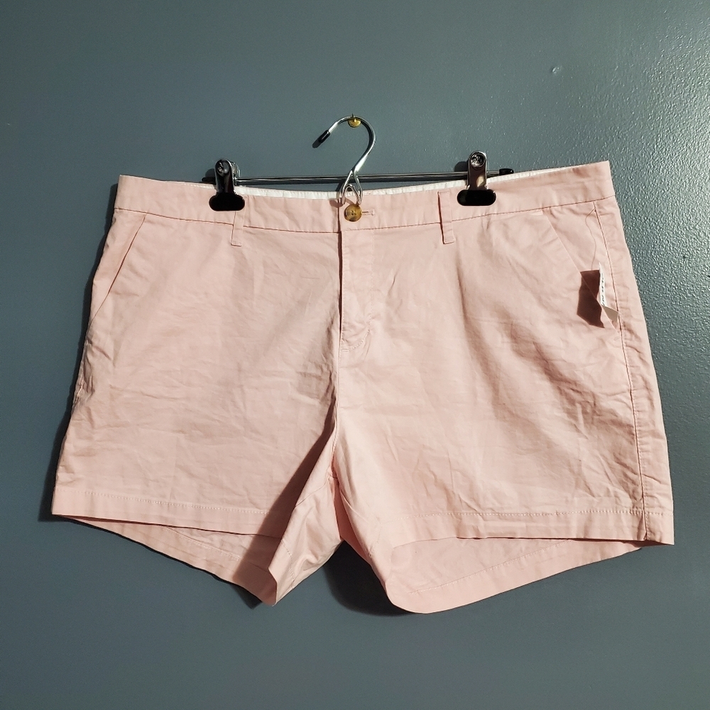NWT Old Navy Womens High Waist Shorts Pink Size 16